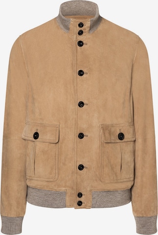 Werner Christ Between-Season Jacket 'Emanuel' in Brown: front