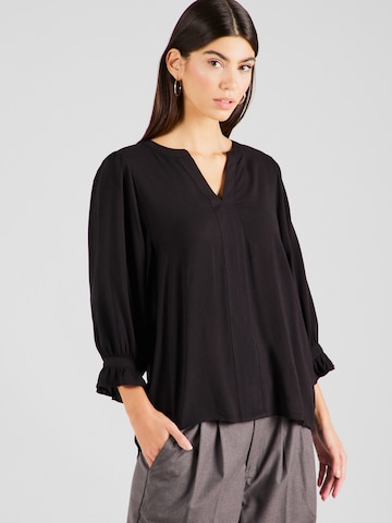 Soyaconcept Blouse 'RADIA' in Zwart: voorkant