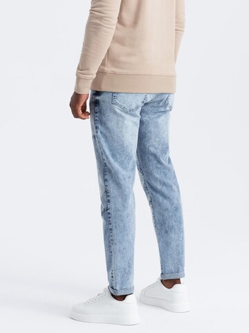 Ombre Tapered Jeans in Blauw