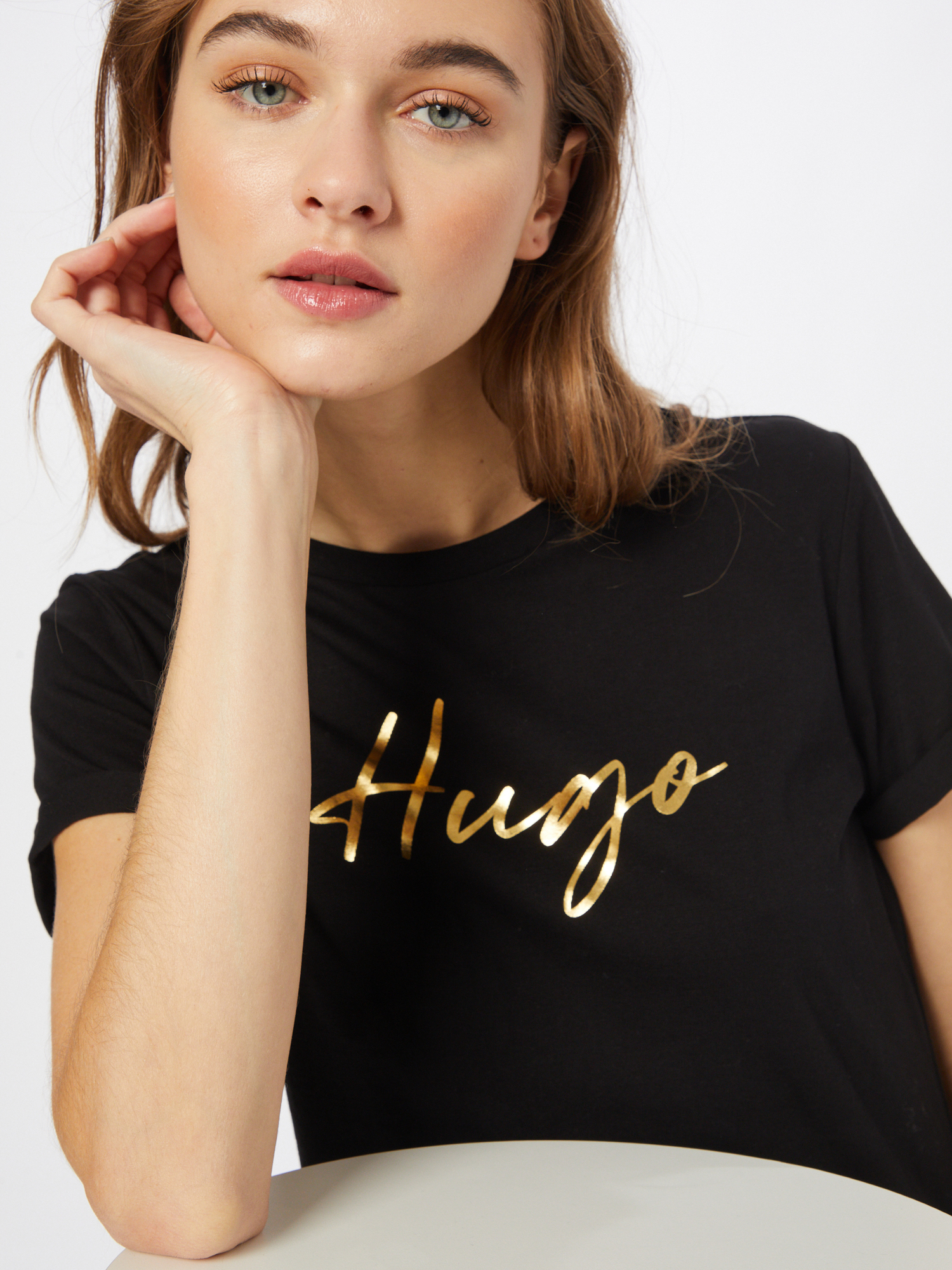 HUGO T-Shirt in Schwarz 