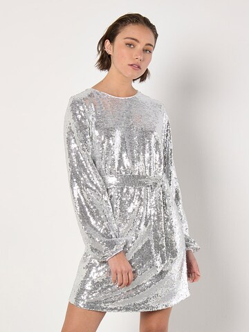 Apricot Cocktail dress ' ' in Silver: front