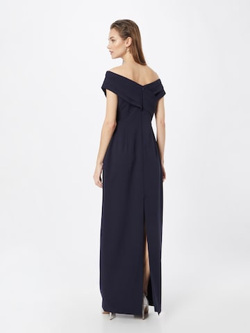 Robe de soirée 'IRENE' Lauren Ralph Lauren en bleu