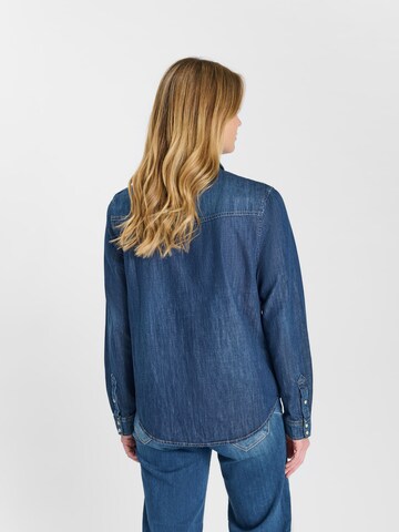 Le Temps Des Cerises Blouse 'Barbo' in Blauw: terug