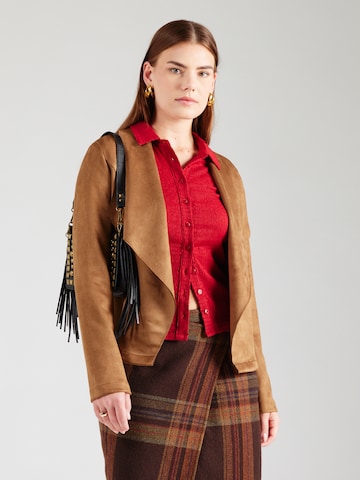 ONLY Between-Season Jacket 'ONLJOLINE' in Brown: front