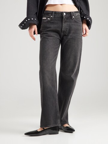 Calvin Klein Jeans regular Τζιν 'SIGNATURE 90s' σε μαύρο: μπροστά