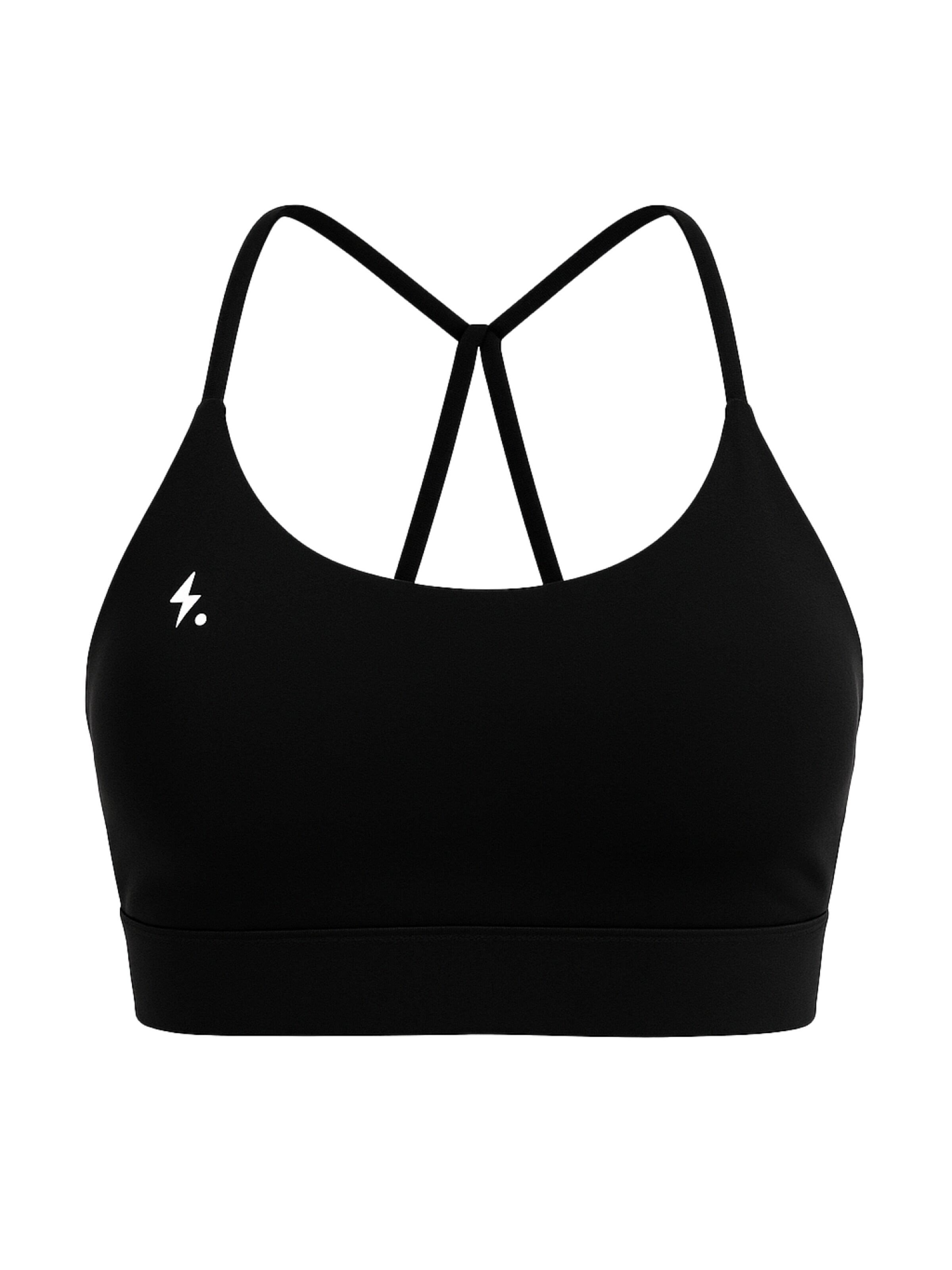 Impulse Fitwear Sports top in Black: front