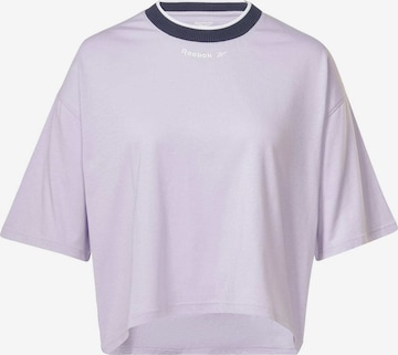 Reebok Sport - Camisa funcionais em roxo: frente