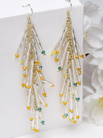 AVANT-GARDE PARIS Ohrringe 'Jelenaka' in Weiß