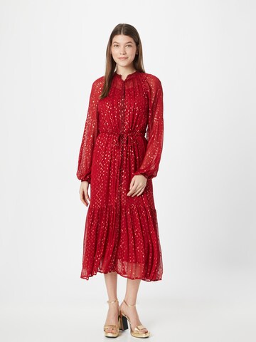 Robe-chemise Warehouse en rouge : devant