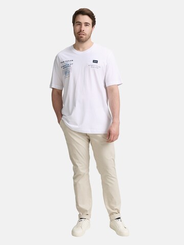 TOM TAILOR Men + Shirt in Wit