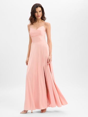 Marie Lund Evening dress in Beige: front