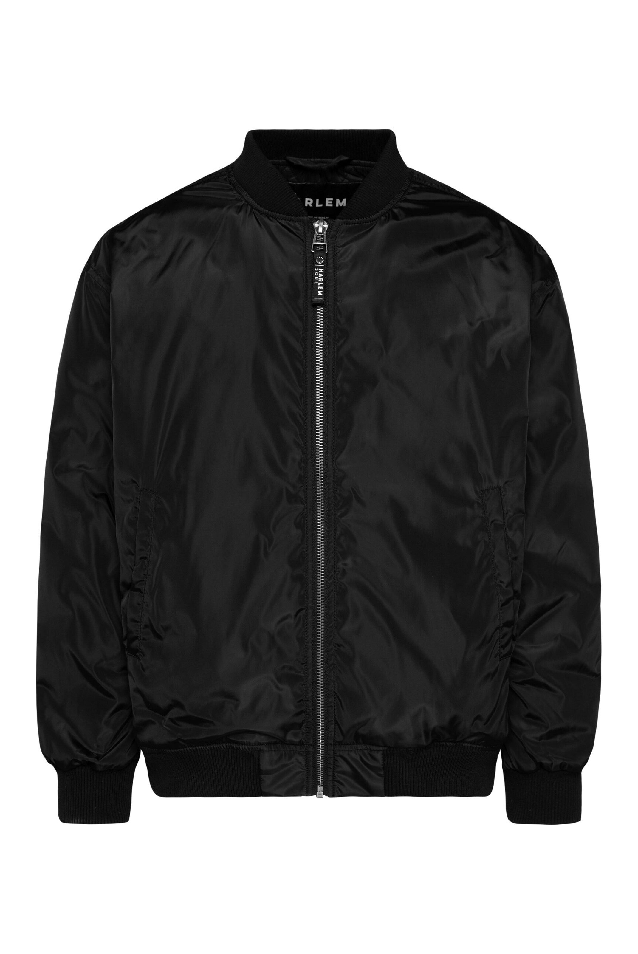 Harlem Soul Between-Season Jacket 'DET-ROIT' in Black: front