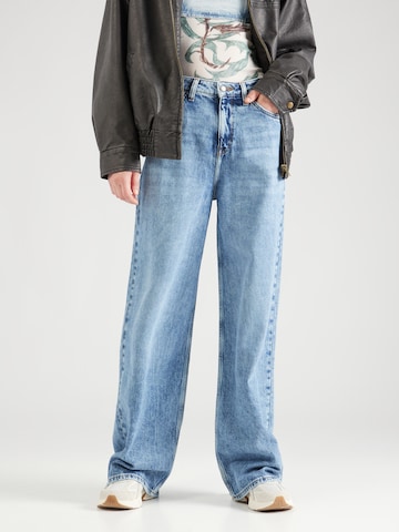 Wide Leg Jean 'STELLA' Lee en bleu : devant