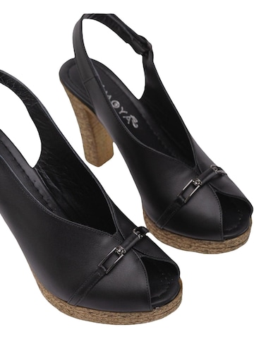 Limoya - Zapatos destalonado 'Bernis' en negro