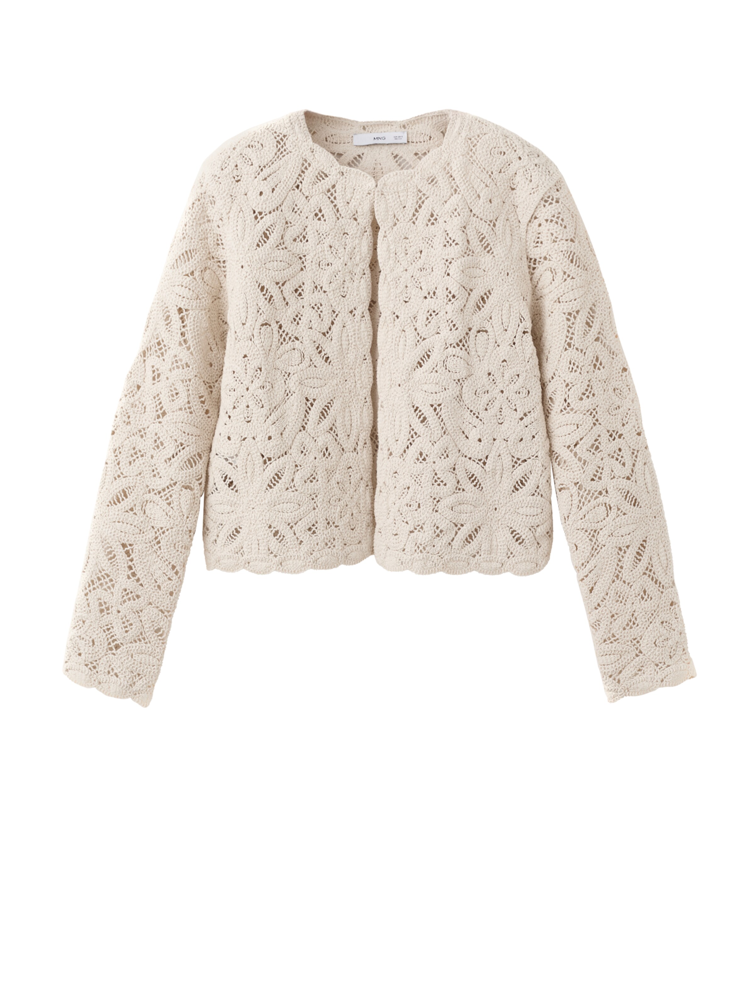 MANGO Kofta 'Isabel' i beige: framsida