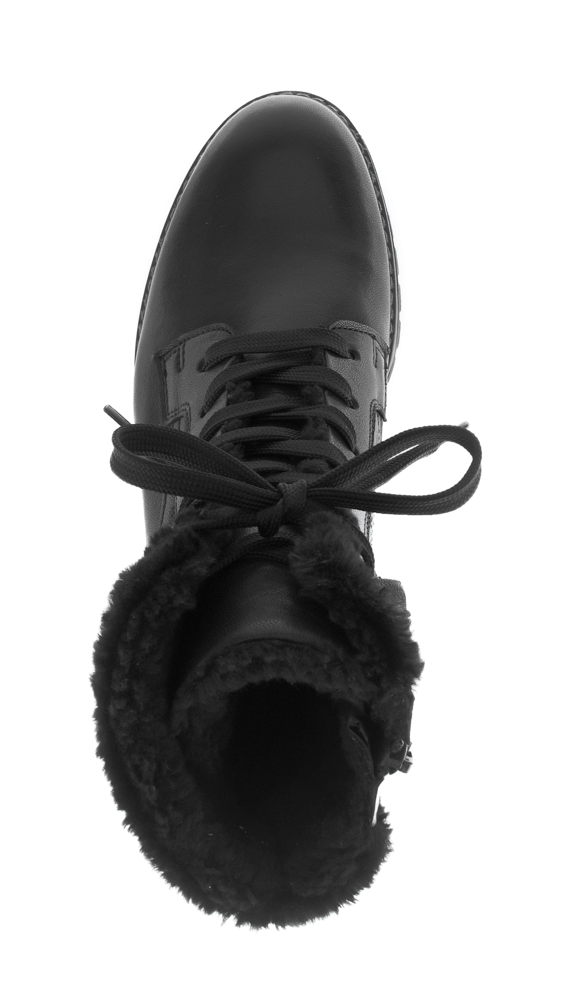 GABOR Lace-Up Ankle Boots in Black