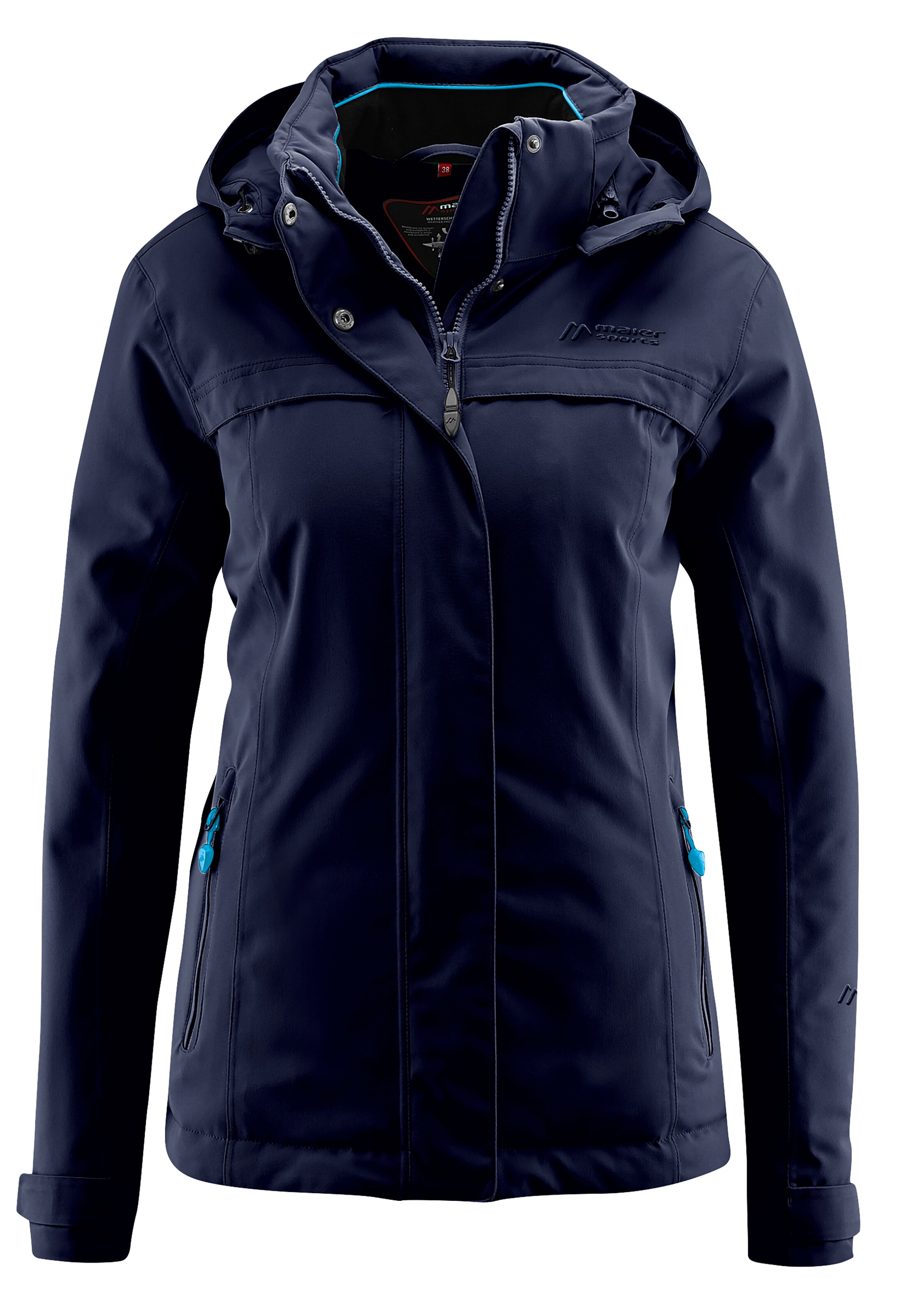 Maier Sports Outdoorjacke in Blau: Vorderseite