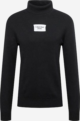 Calvin Klein Jeans Sveter - Čierna: predná strana