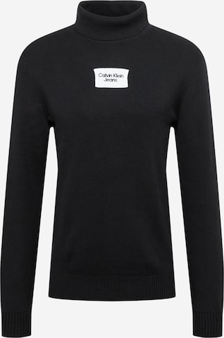 Calvin Klein Jeans Pullover in Schwarz: predná strana