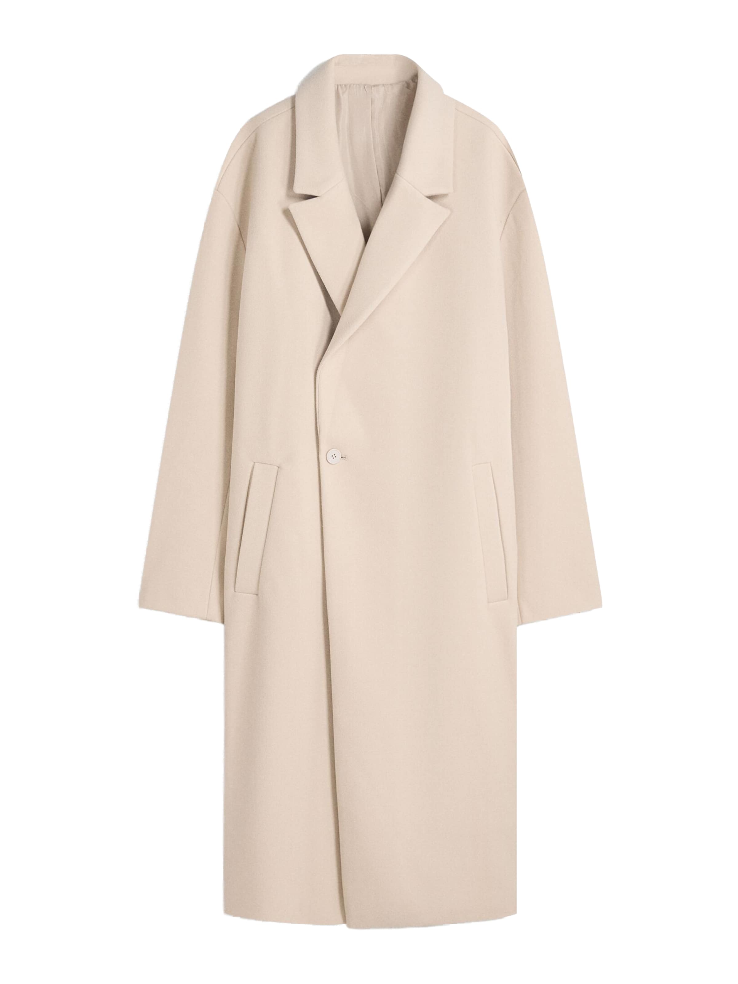 Bershka Mantel in Beige: Vorderseite