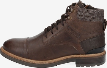 PANTOFOLA D'ORO Lace-Up Boots 'Trivento' in Brown