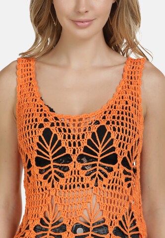 IZIA Knitted Top in Orange