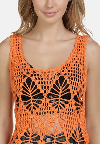 Tops en tricot IZIA en orange