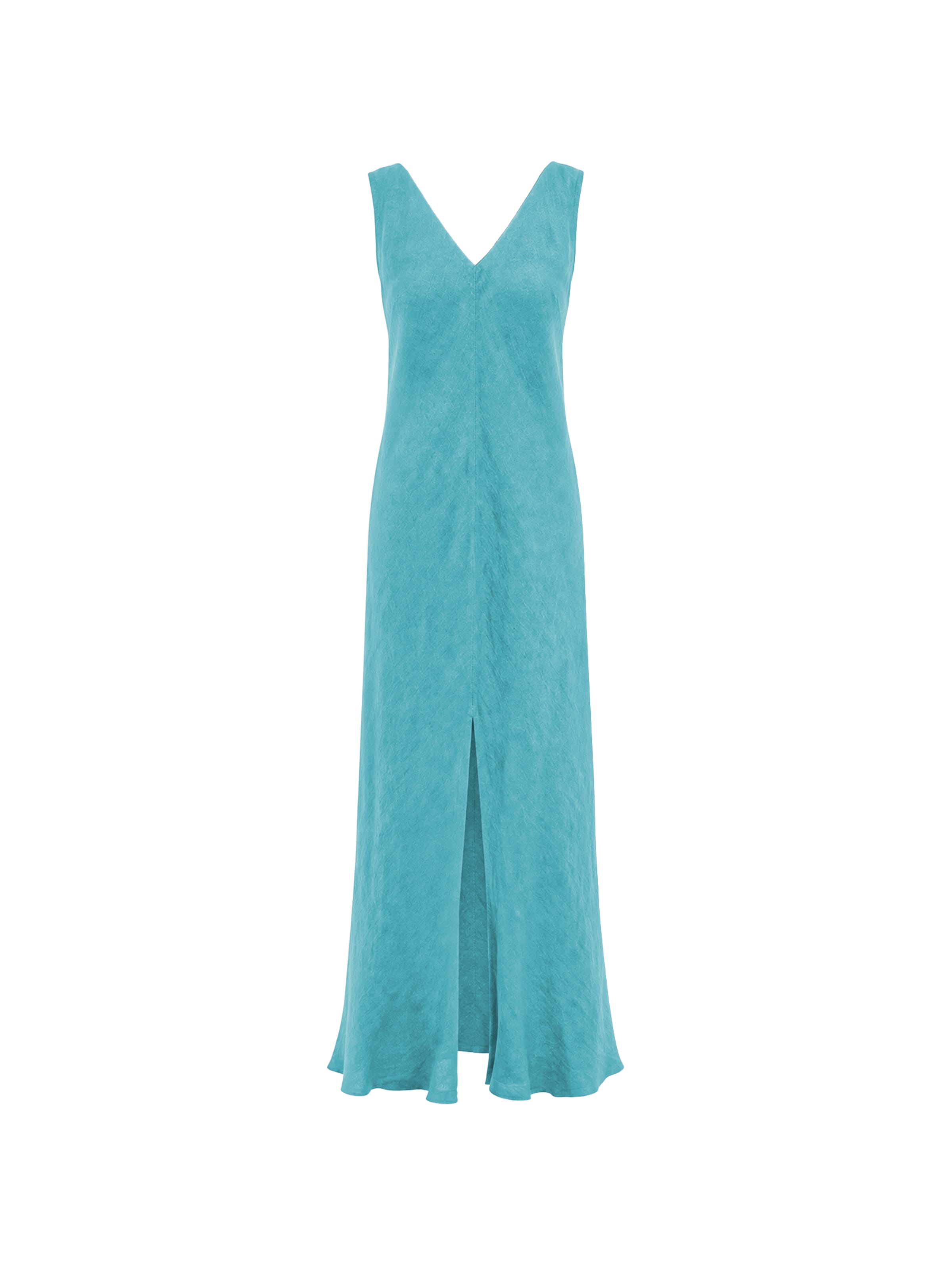 Abito 'Maxi Linen Dress with V Neck' in 34 Haris Cotton di colore blu cielo, Visualizzazione prodotti