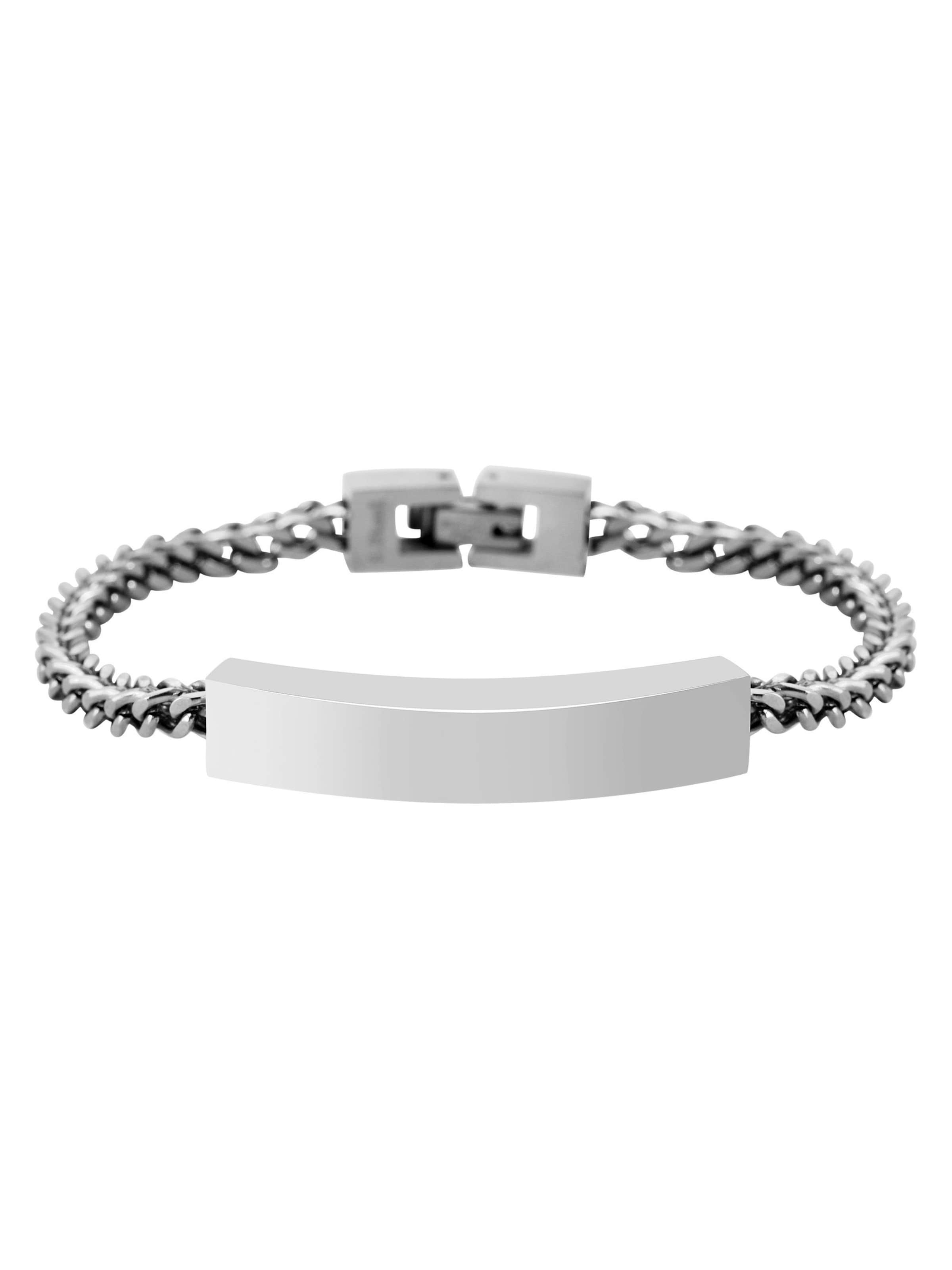 Akzent Bracelet 'Aydan, hautverträglich' in Silver