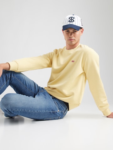 LEVI'S ® Regular fit Sweatshirt in Geel: voorkant