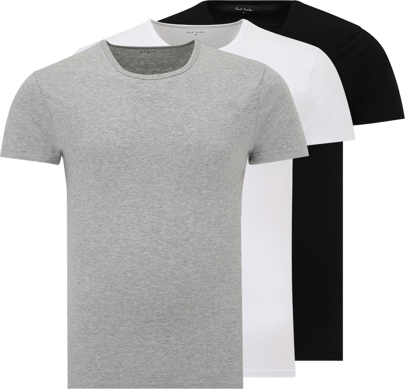 Paul Smith Shirt in Graumeliert Schwarz Weiß
