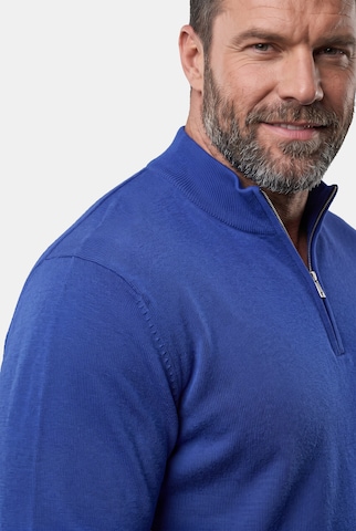 Men Plus Pullover in Blau