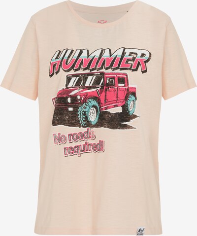 vegyes színek / rózsaszín Recovered Póló 'No Roads Required Hummer', Termék nézet