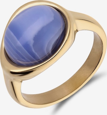 Lucardi Ring in Goud: voorkant
