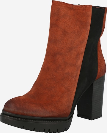 FELMINI Ankle Boots 'Janice' in Brown: front