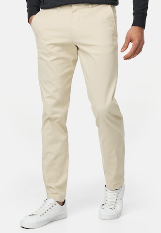 INDICODE JEANS Regular Chino 'Wasling' in Beige: voorkant