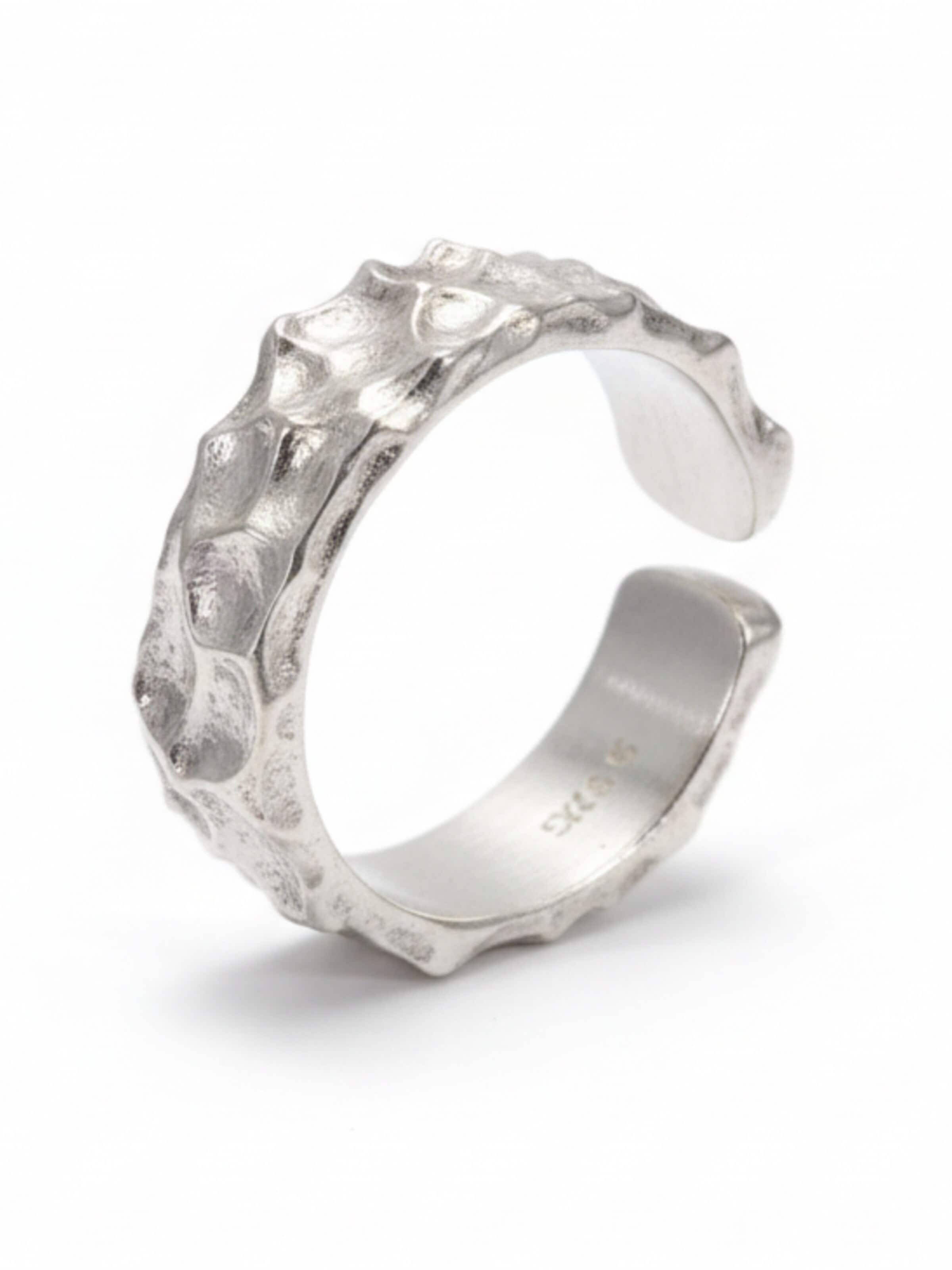 Eternal Ring 'Arc' in Silver: front
