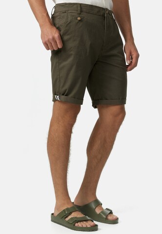 INDICODE JEANS Regular Chino Pants 'Creel' in Brown