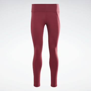 Reebok Skinny Workout Pants 'Lux' in Pink