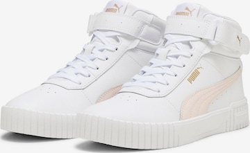 PUMA Sneakers hoog 'Carina 2.0' in Wit: voorkant