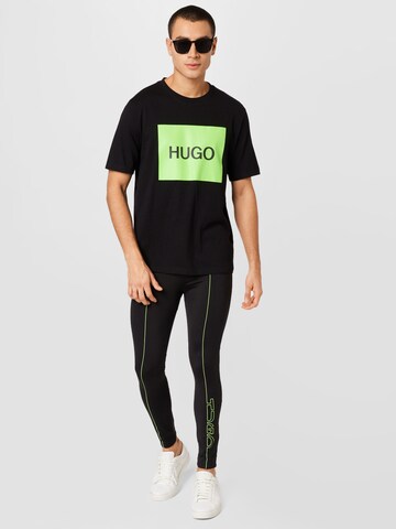 HUGO T-Shirt 'Dulive222' in Schwarz