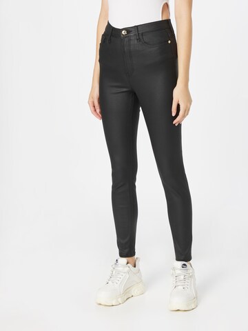 River Island Slimfit Jeans in Zwart: voorkant