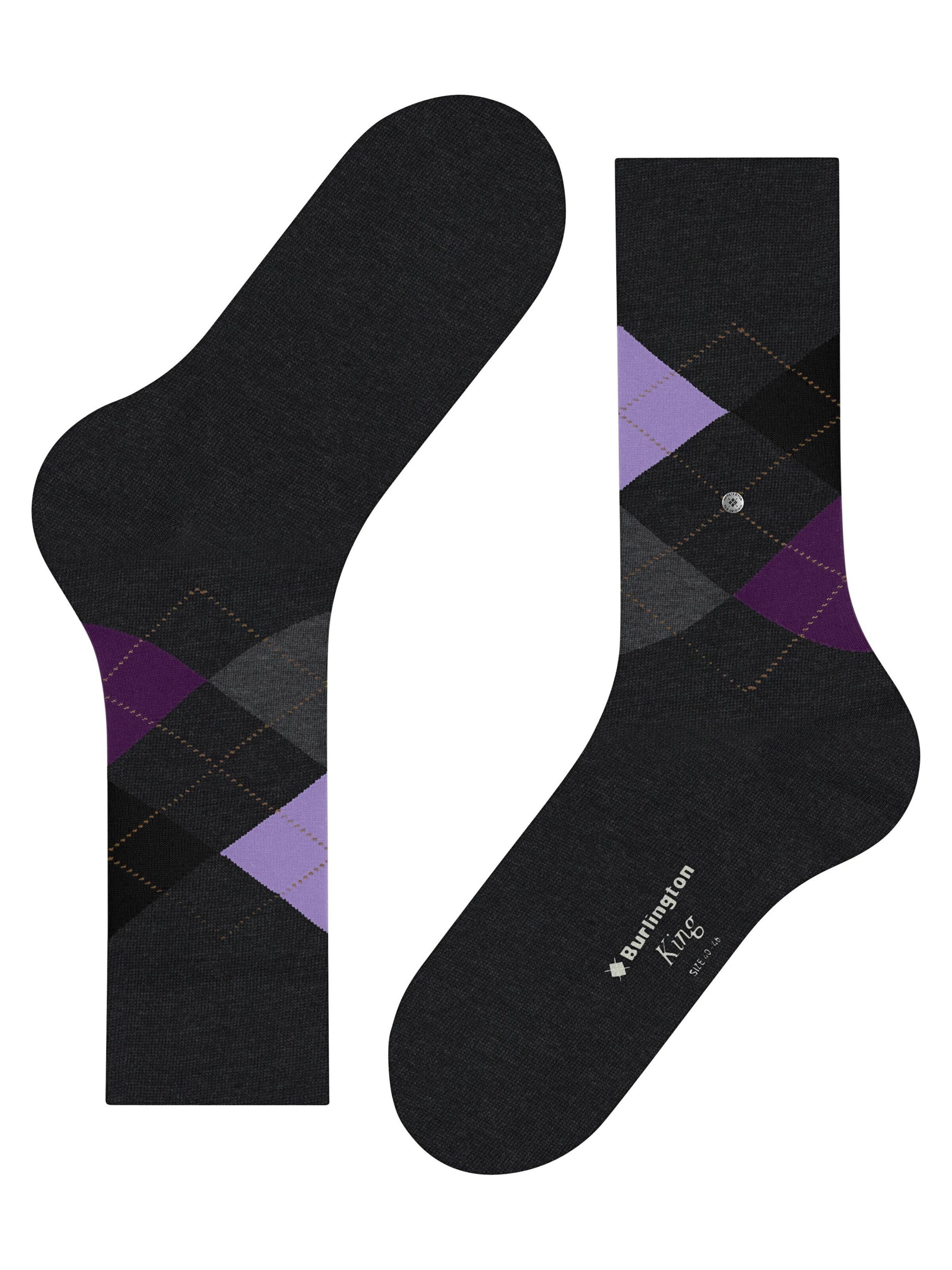 BURLINGTON Socks 'King' in Black