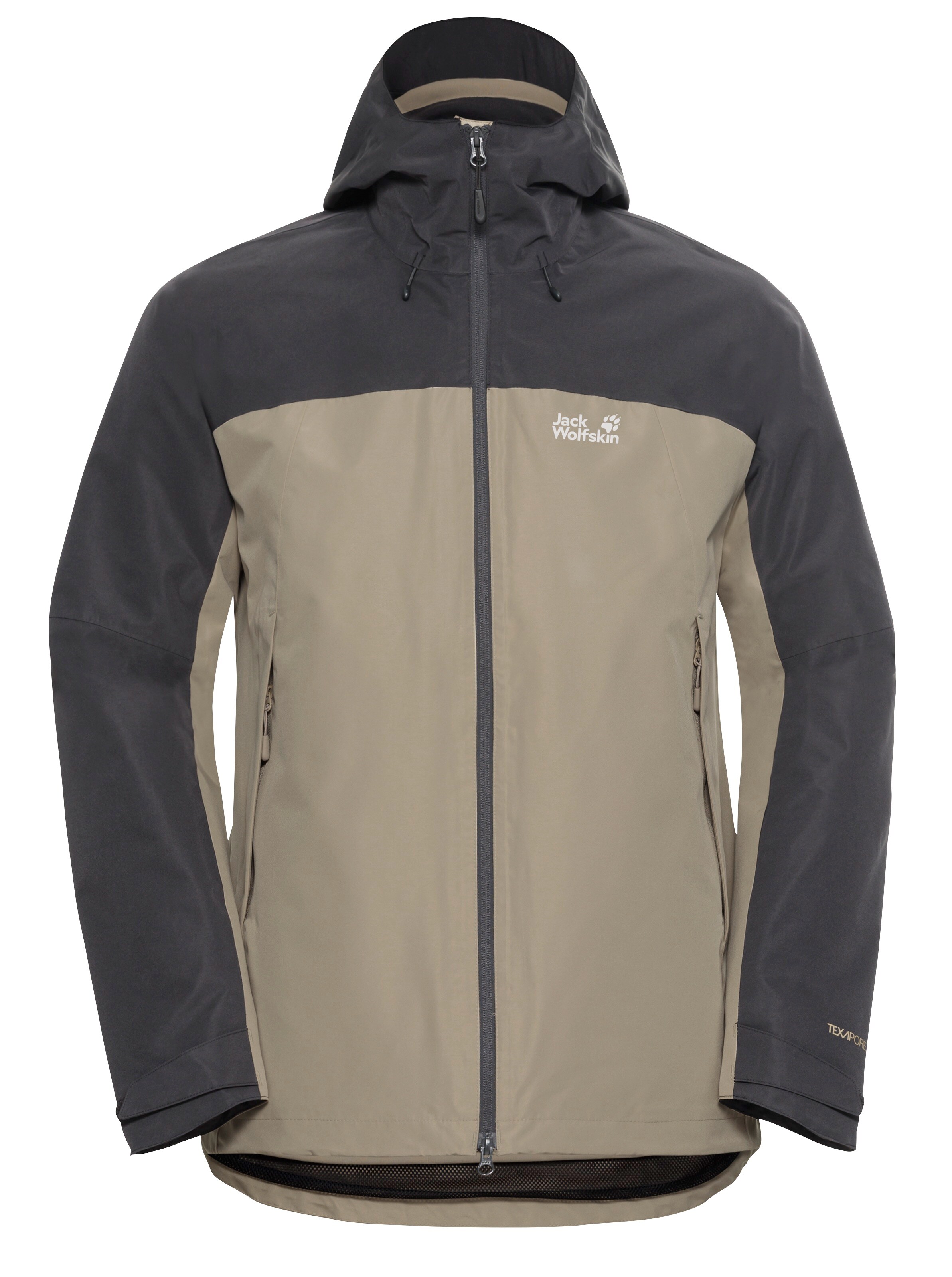 JACK WOLFSKIN Übergangsjacke in Beige: Vorderseite