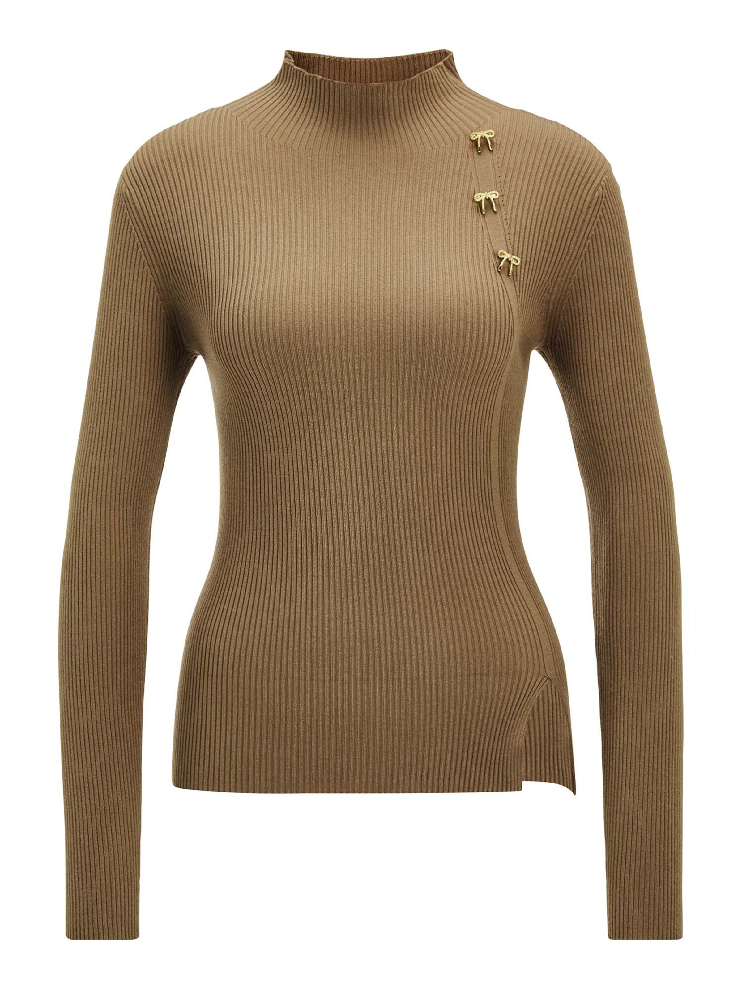 Pull-over MADELEINE en marron : devant
