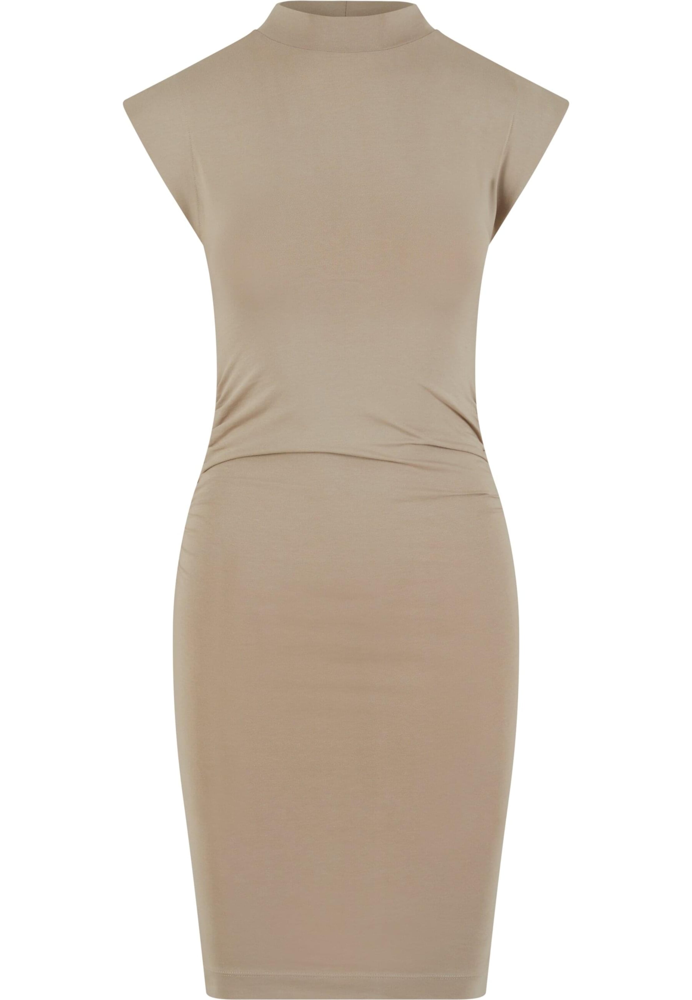 Urban Classics Šaty – béžová: přední strana