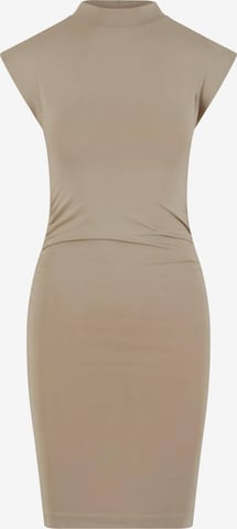 Urban Classics Платье в Бежевый: спереди