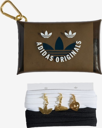 XS-XL dydžio Avalynės aksesuarai 'Jewelace' iš ADIDAS ORIGINALS, spalva – tamsiai ruda / juoda / balta, Prekių apžvalga