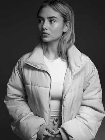 LENI KLUM x ABOUT YOU Winter jacket 'Lilli' in Beige