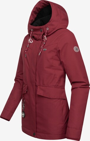 Ragwear Performance Jacket 'Jazmin Remake II' in Red